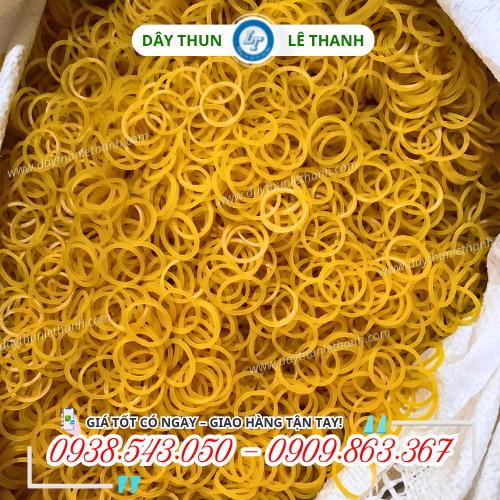 Dây thun size tiểu cao su dẻo dai Dây thun size tiểu cao su dẻo dai