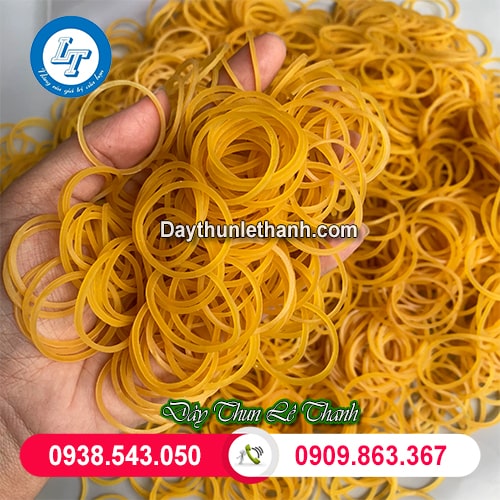 Dây thun size trung màu vàng Dây thun size trung màu vàng