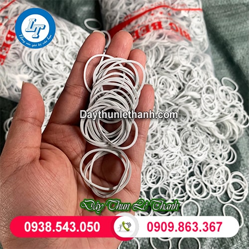 Dây thun trắng khoanh vừa Dây thun trắng khoanh vừa
