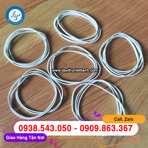 Dây thun trắng sữa bản lớn sợi phở