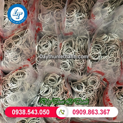 Dây thun trắng sữa đóng bịch sẵn Dây thun trắng sữa đóng bịch sẵn