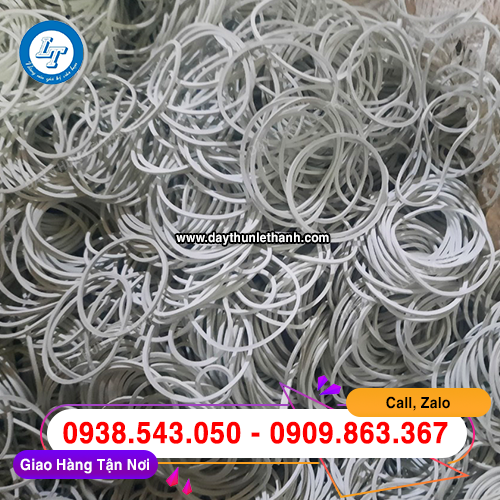 Dây thun trắng sữa size 38mm