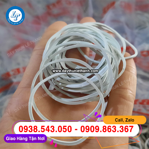 Dây thun trắng sữa size đại 38mm