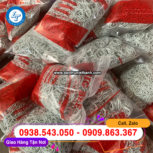 Dây thun trắng sữa size đại giá sỉ