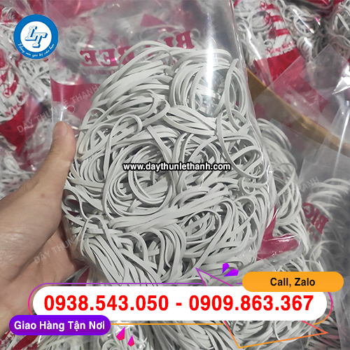 Dây thun trắng sữa sợi phở bịch 500g