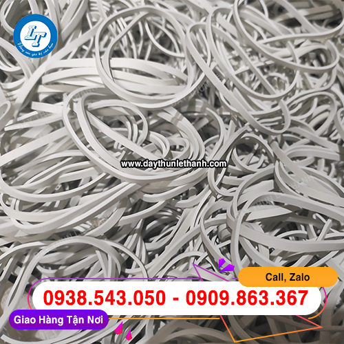 Dây thun trắng sữa sợi phở