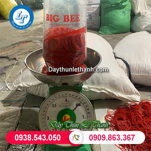 Dây thun tròn màu bền Dây thun tròn màu bền