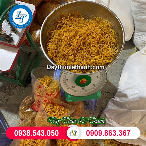 Dây thun vàng nhỏ đàn hồi tốt Dây thun vàng nhỏ đàn hồi tốt