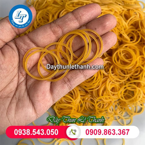 Dây thun vàng size trung Dây thun vàng size trung