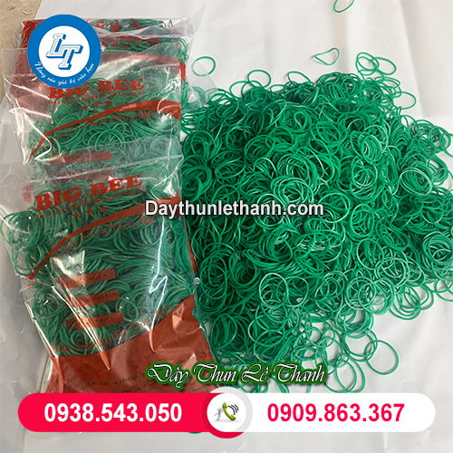 Dây thun xanh tái sử dụng nhiều lần Dây thun xanh tái sử dụng nhiều lần