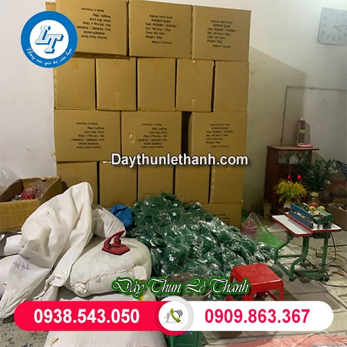 Dây thun xuất khẩu đóng bịch sạch sẽ Dây thun xuất khẩu đóng bịch sạch sẽ