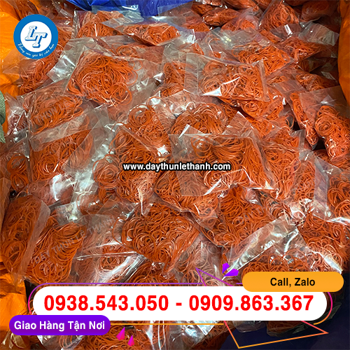 Dây thun xuất khẩu màu đỏ giá sỉ