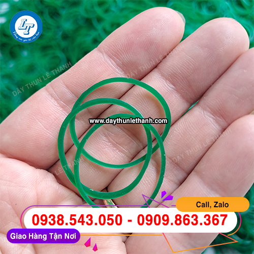 Dây thun xuất khẩu màu xanh loại tốt