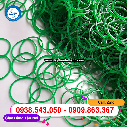 Dây thun xuất khẩu màu xanh