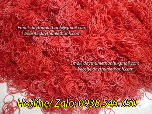 DÂY THUN MÀU ĐỎ DÂY THUN MÀU ĐỎ