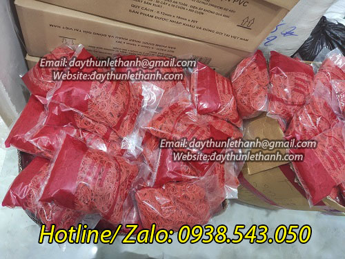 DÂY THUN MÀU ĐỎ DÂY THUN MÀU ĐỎ