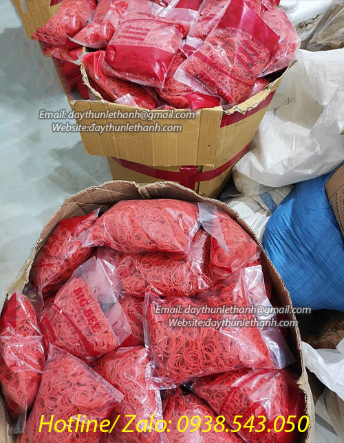 DÂY THUN MÀU ĐỎ DÂY THUN MÀU ĐỎ