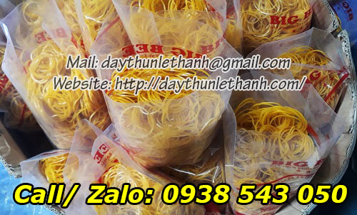Thun màu vàng đóng gói 500g/bịch Thun màu vàng đóng gói 500g/bịch
