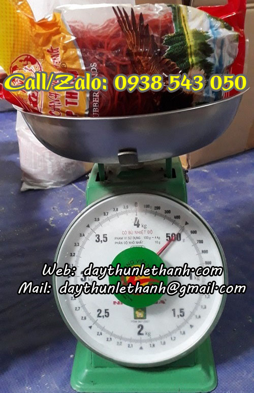 Dây thun đại bàng đóng gói 500g/bịch