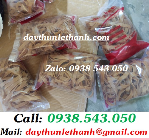 DÂY THUN VÀNG BẢN LỚN