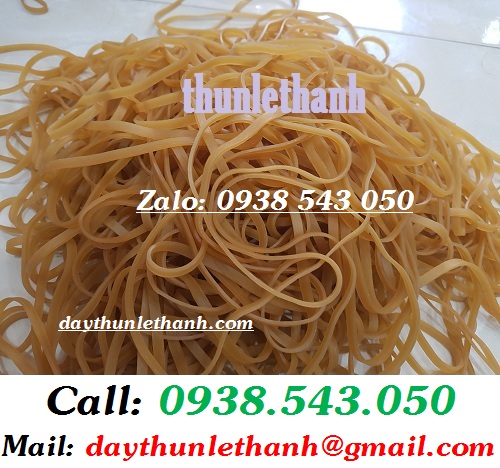 DÂY THUN BẢN LỚN MÀU VÀNG CẮT 3 LI