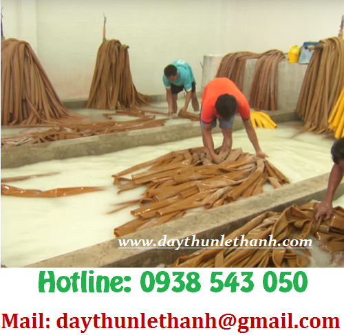 HẤP XONG CAO SU ĐƯỢC MANG ĐI RỬA SẠCH