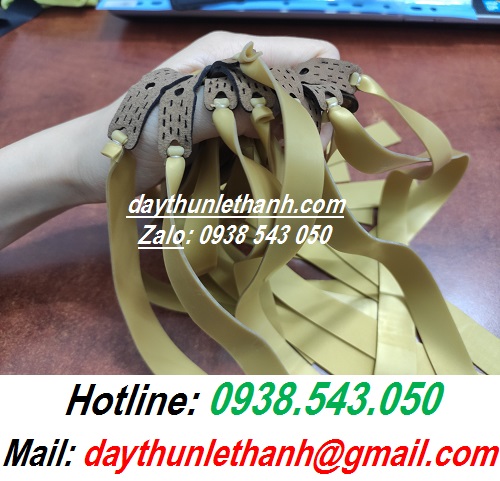 DÂY THUN NÁ DẸP MÀU VÀNG