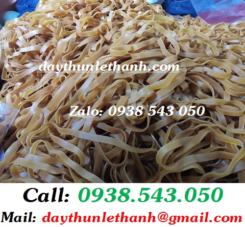 DÂY THUN VÀNG BẢN LỚN