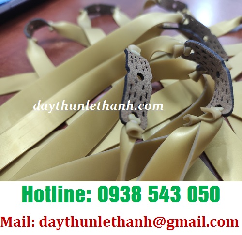 DÂY THUN NÁ DẸP MÀU VÀNG