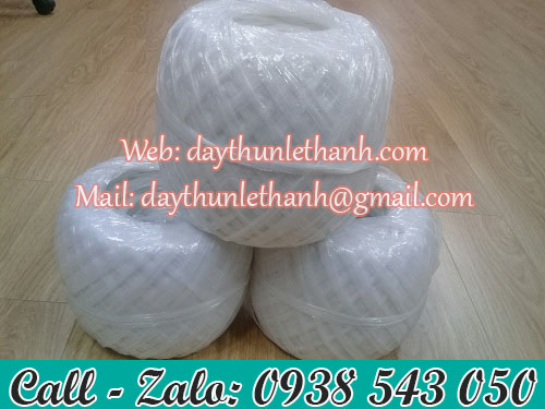 Dây nilon cuộn nem màu trắng Dây nilon cuộn nem màu trắng