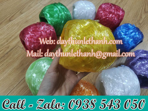 Dây nilon cuộn 30g nhiều màu Dây nilon cuộn 30g nhiều màu