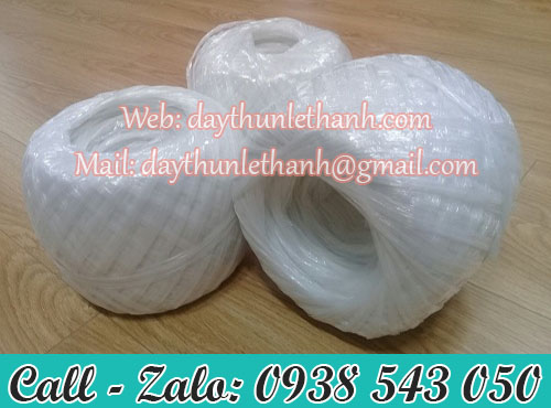 Dây nilon cuộn nem màu trắng Dây nilon cuộn nem màu trắng