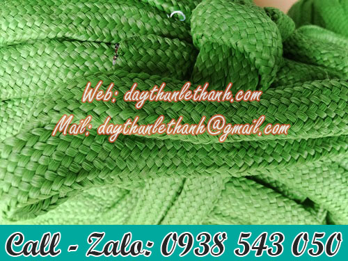 Dây dù bản dẹt màu xanh Dây dù bản dẹt màu xanh