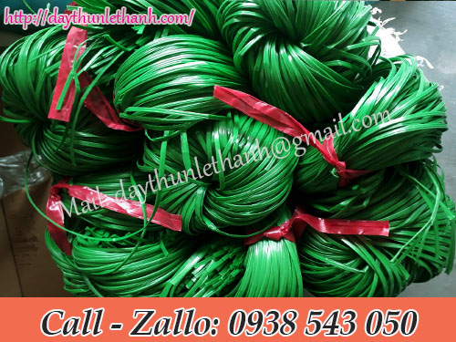 Dây nilon kẽm khô màu xanh Dây nilon kẽm khô màu xanh
