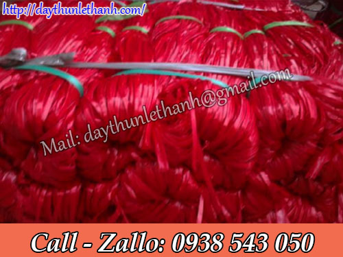 Dây nilon kẽm màu đỏ Dây nilon kẽm màu đỏ