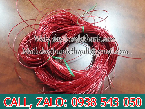 Dâ nilon kẽm khô cứng màu đỏ Dâ nilon kẽm khô cứng màu đỏ