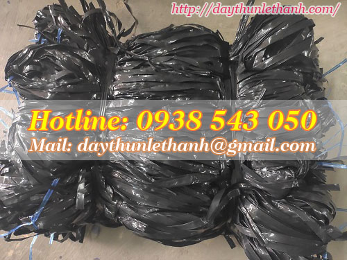 Dây nilon đen bóng bó théo bó Dây nilon đen bóng bó théo bó