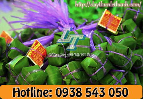 Dây nilon màu tím cột nem rất đẹp Dây nilon màu tím cột nem rất đẹp