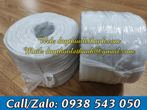 Dây nilon cuộn màu trắng Dây nilon cuộn màu trắng