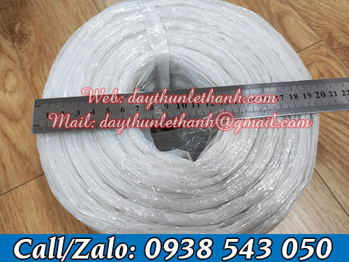 Dây nilon cuộn 600gr màu trắng Dây nilon cuộn 600gr màu trắng