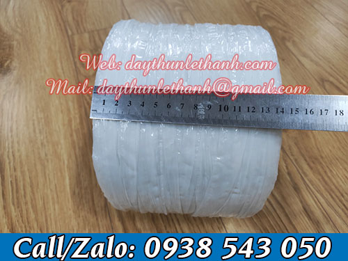 Dây nilon cuộn màu trắng 600gr Dây nilon cuộn màu trắng 600gr