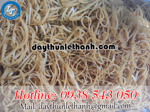 Dây thun bản lớn màu vàng bò kích thước 100mm Dây thun bản lớn màu vàng bò kích thước 100mm