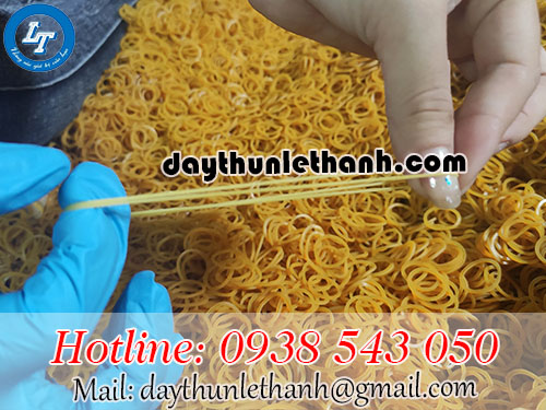 Dây thun Lê Thanh có độ co giãn và đàn hồi rất tốt Dây thun Lê Thanh có độ co giãn và đàn hồi rất tốt