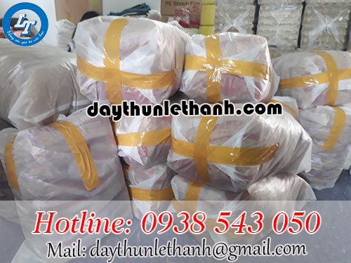 Dây thun đóng bao 10kg giao hàng cho khách Dây thun đóng bao 10kg giao hàng cho khách