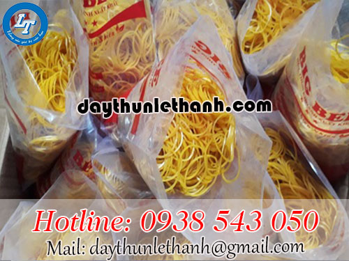 Thun màu vàng size 38mm đóng gói 500gr Thun màu vàng size 38mm đóng gói 500gr