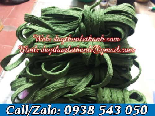 Dây dù dẹt màu xanh Dây dù dẹt màu xanh