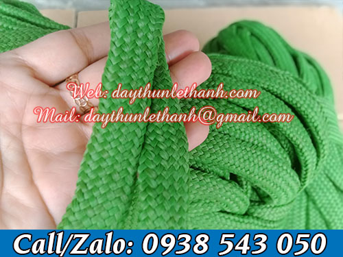 Dây dù dẹt màu xanh Dây dù dẹt màu xanh