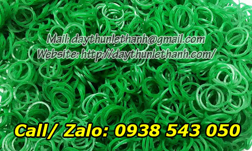 Thun màu xanh size tiểu 16mm Thun màu xanh size tiểu 16mm