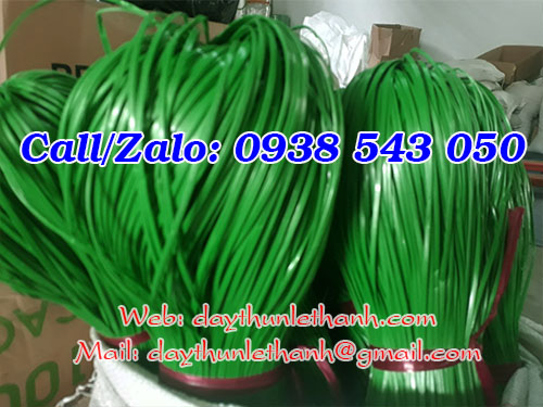 Dây nilon kẽm khô màu xanh lá Dây nilon kẽm khô màu xanh lá