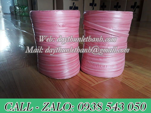 Dây nilon ống 1kg màu đỏ Dây nilon ống 1kg màu đỏ